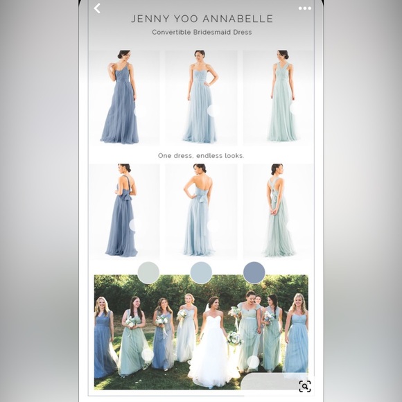 Jenny Yoo Annabelle multiway Bridesmaids Dress - size 2 - worn once - Picture 6 of 6